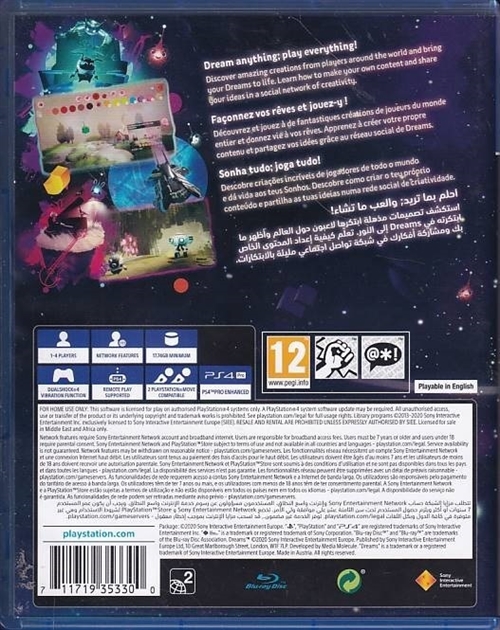 Dreams - PS4 (A Grade) (Genbrug)